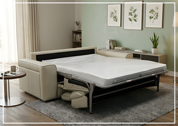 Lorenzo Leather | Sleeper Sofa | Klaussner - Jennihome