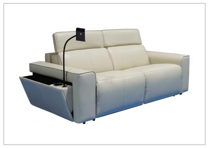 Lorenzo Leather Sleeper Sofa | Adjustable Headrest | USB Charging | Klaussner