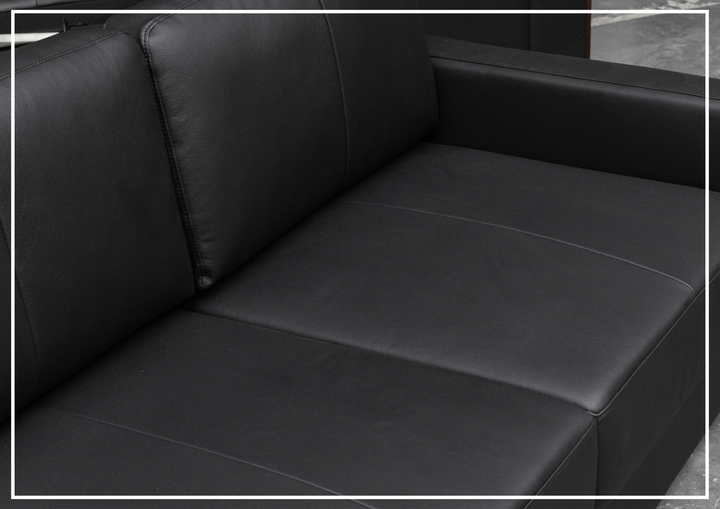 Nova Queen Leather Sleeper Sofa | Cloud Fold Mechanism | Track Arms | Gio Italia