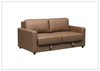 Nova Queen Leather Sleeper Sofa | Cloud Fold Mechanism | Track Arms | Gio Italia
