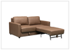 Nova Queen Leather Sleeper Sofa | Cloud Fold Mechanism | Track Arms | Gio Italia