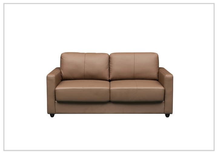 Nova Queen Leather Sleeper Sofa | Cloud Fold Mechanism | Track Arms | Gio Italia
