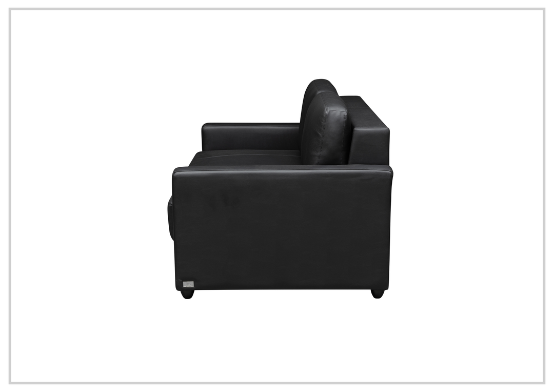 Nova Queen Leather Sleeper Sofa | Cloud Fold Mechanism | Track Arms | Gio Italia