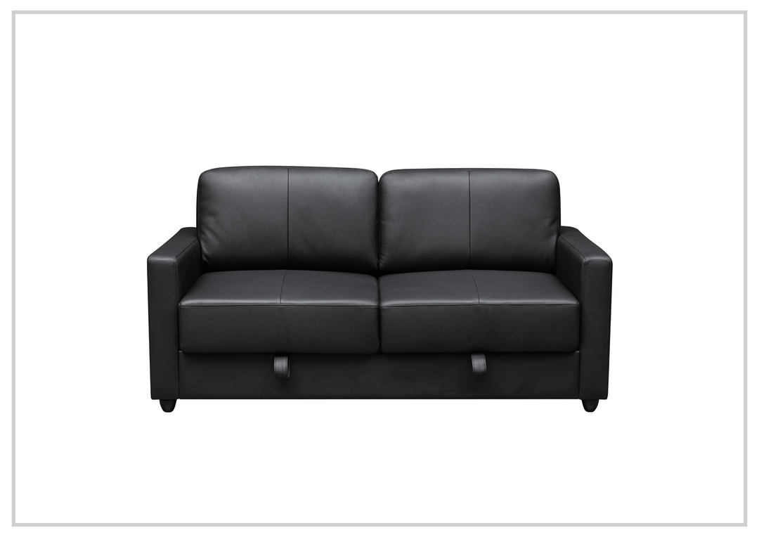Nova Queen Leather Sleeper Sofa | Cloud Fold Mechanism | Track Arms | Gio Italia