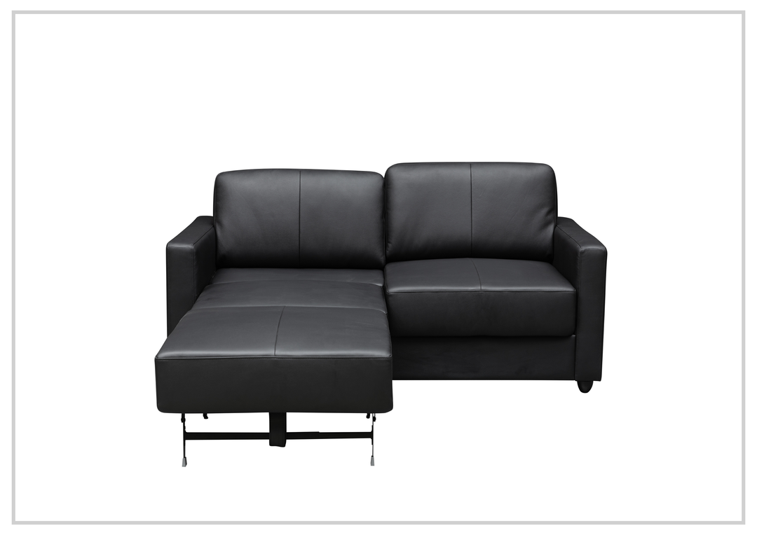 Nova Queen Leather Sleeper Sofa | Cloud Fold Mechanism | Track Arms | Gio Italia