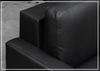 Nova Queen Leather Sleeper Sofa | Cloud Fold Mechanism | Track Arms | Gio Italia
