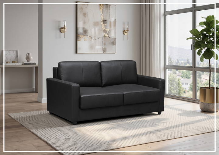 Nova Queen Leather Sleeper Sofa | Cloud Fold Mechanism | Track Arms | Gio Italia
