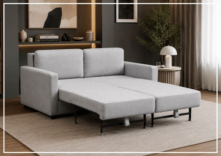 Nova Queen Sleeper Sofa | Fabric | Track Arms | Cloud Fold Mechanism | Gio Italia