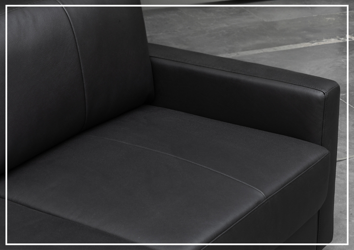 Nova Queen Leather Sleeper Sofa | Cloud Fold Mechanism | Track Arms | Gio Italia