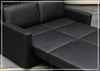 Nova Queen Leather Sleeper Sofa | Cloud Fold Mechanism | Track Arms | Gio Italia