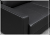 Nova Queen Leather Sleeper Sofa | Cloud Fold Mechanism | Track Arms | Gio Italia