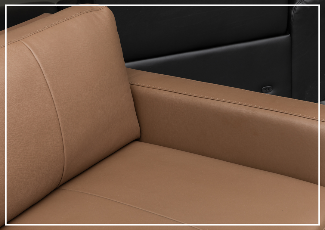 Nova Queen Leather Sleeper Sofa | Cloud Fold Mechanism | Track Arms | Gio Italia