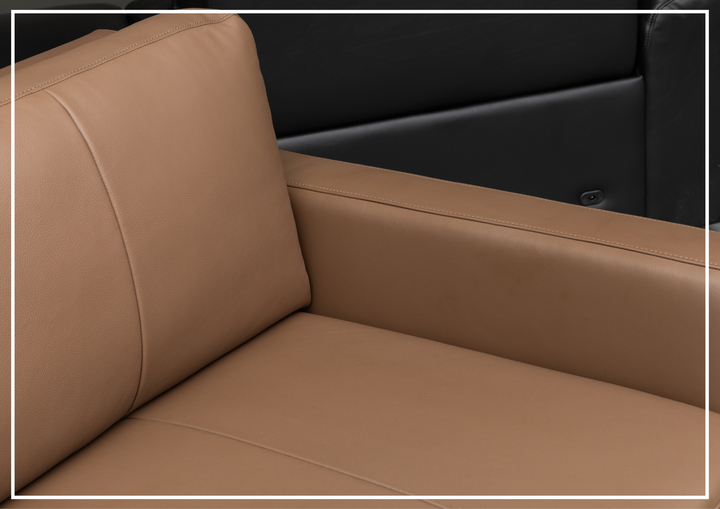 Nova Queen Leather Sleeper Sofa | Cloud Fold Mechanism | Track Arms | Gio Italia