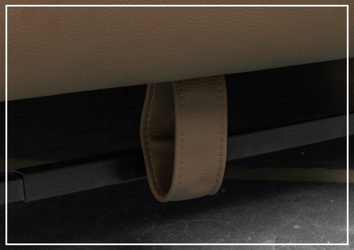 Nova Queen Leather Sleeper Sofa | Cloud Fold Mechanism | Track Arms | Gio Italia