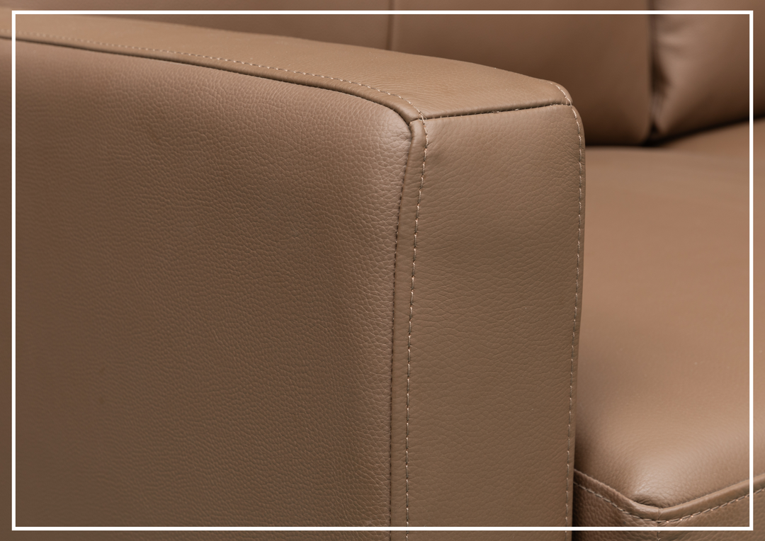 Nova Queen Leather Sleeper Sofa | Cloud Fold Mechanism | Track Arms | Gio Italia
