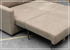 Nova Queen Sleeper Sofa | Fabric | Track Arms | Cloud Fold Mechanism | Gio Italia