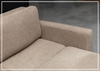 Nova Queen Sleeper Sofa | Fabric | Track Arms | Cloud Fold Mechanism | Gio Italia