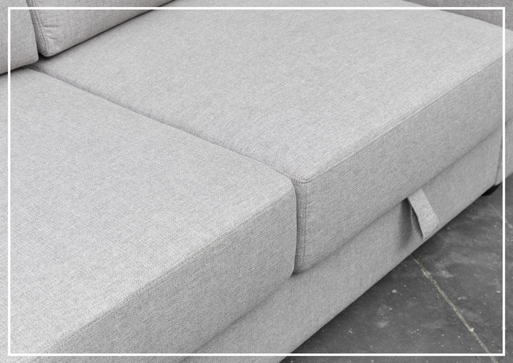 Nova Queen Sleeper Sofa | Fabric | Track Arms | Cloud Fold Mechanism | Gio Italia