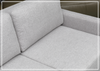 Nova Queen Sleeper Sofa | Fabric | Track Arms | Cloud Fold Mechanism | Gio Italia
