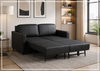 Nova Queen Leather Sleeper Sofa | Cloud Fold Mechanism | Track Arms | Gio Italia
