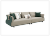 Ricordo 4-Seater Sofa | Beige Leather | Deep Seats | Klaussner