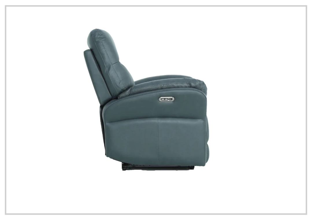 Klaussner Riverton Leather Reclining Chair with USB Port-Jenni Home