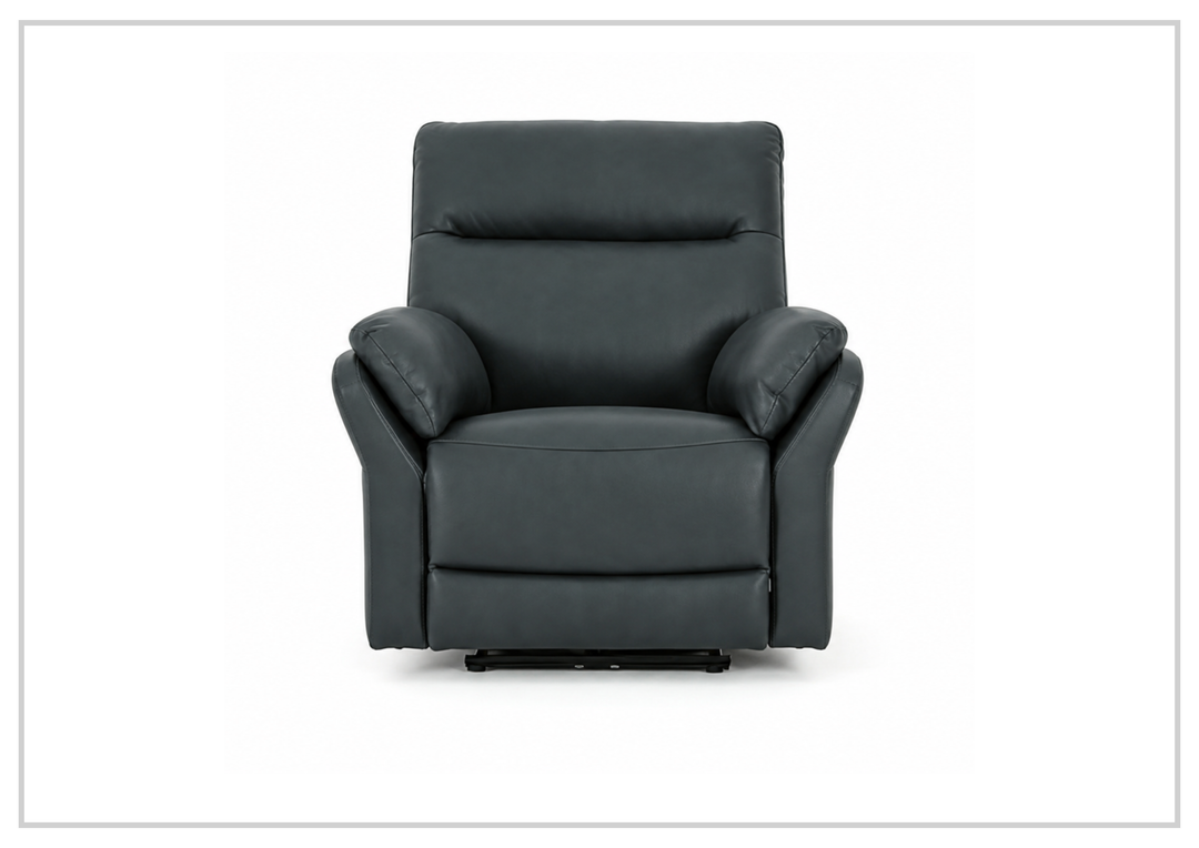 Klaussner Riverton Leather Reclining Chair with USB Port-Jenni Home