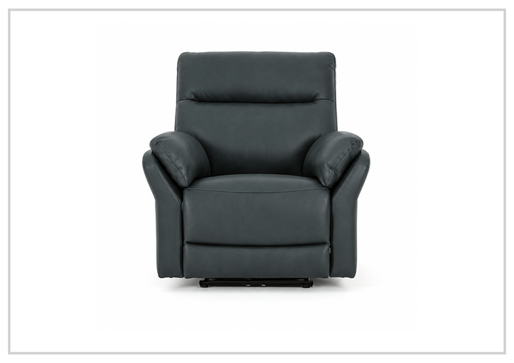 Klaussner Riverton Leather Reclining Chair with USB Port-Jenni Home