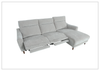 Klaussner Varenna Fabric Power Recliner Sectional Sofa with Chaise-Jennihome 