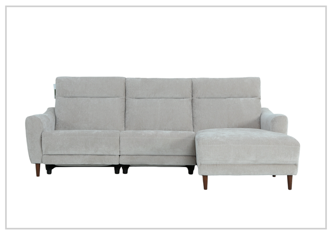 Klaussner Varenna Fabric Power Recliner Sectional Sofa with Chaise-Jennihome 