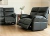Riverton Leather Reclining Loveseat | USB Charging | Klaussner