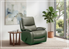 Klaussner Rosen Swivel Glider Recliner Chair in Leather