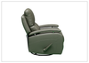 Klaussner Rosen Swivel Glider Recliner Chair in Leather