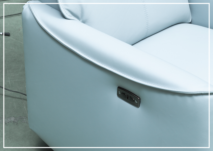 Klaussner Solaro Genuine Leather Reclining Chair