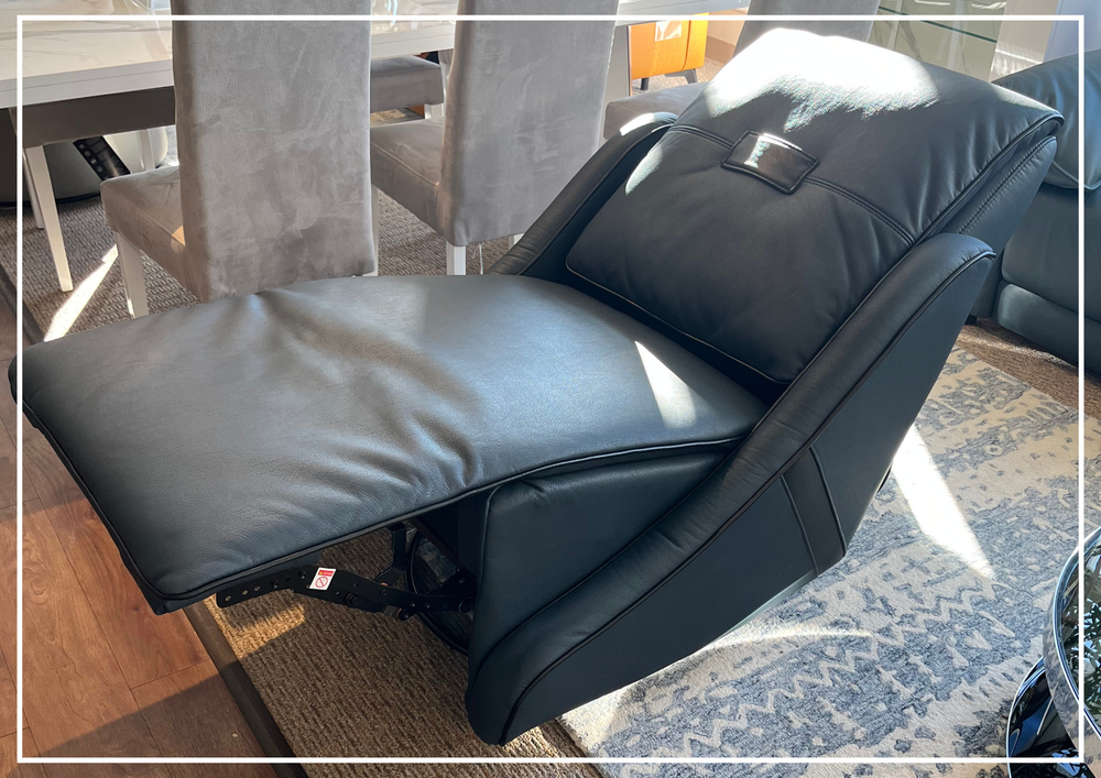 Solenne Recliner Chair | Leather | Integrated Swivel & Rocking Base | Klaussner-Jennihome