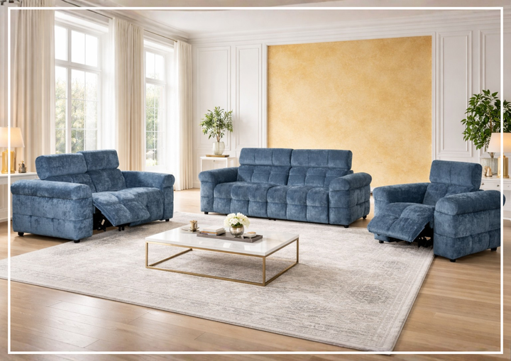 Sovix 3-Piece Living Room Set | Power Reclining | Klaussner