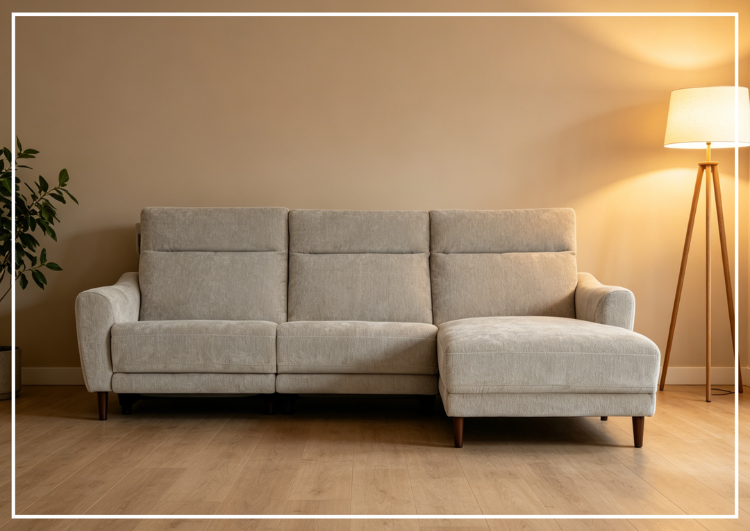 Klaussner Varenna Fabric Power Recliner Sectional Sofa with Chaise-Jennihome 