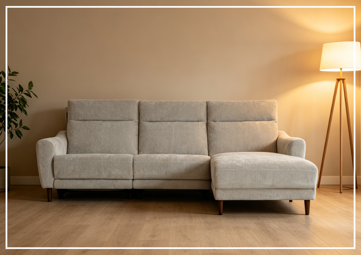 Klaussner Varenna Fabric Power Recliner Sectional Sofa with Chaise-Jennihome 
