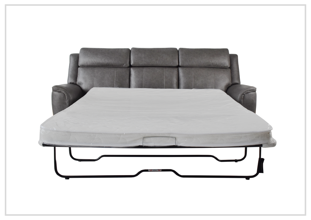 Klaussner Velari Gray Fabric 3-Seater Queen Sleeper Sofa-Jennihome