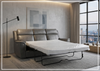 Klaussner Velari Gray Fabric 3-Seater Queen Sleeper Sofa-Jennihome