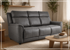 Klaussner Velari Gray Fabric 3-Seater Queen Sleeper Sofa-Jennihome