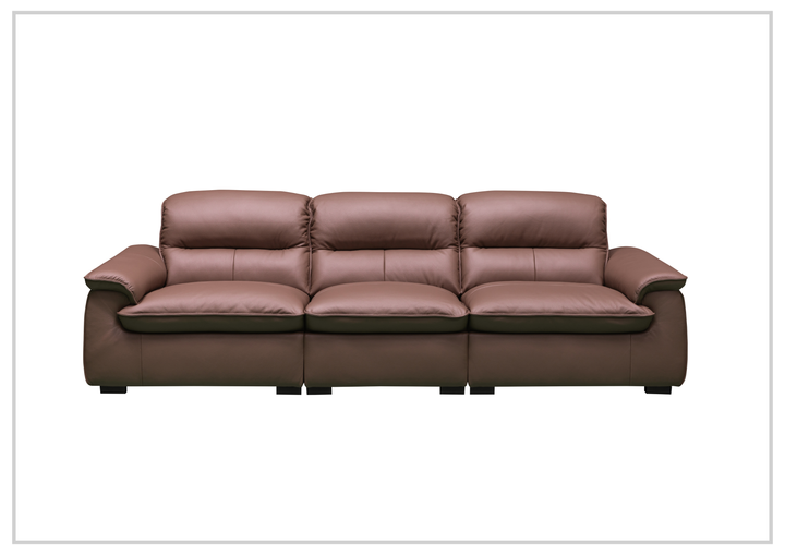 Vionetta Leather Sofa | Dark Brown | S-Spring Seats | Klaussner