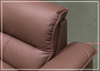 Vionetta Leather Loveseat | Dark Brown | S-Spring Seats | Klaussner