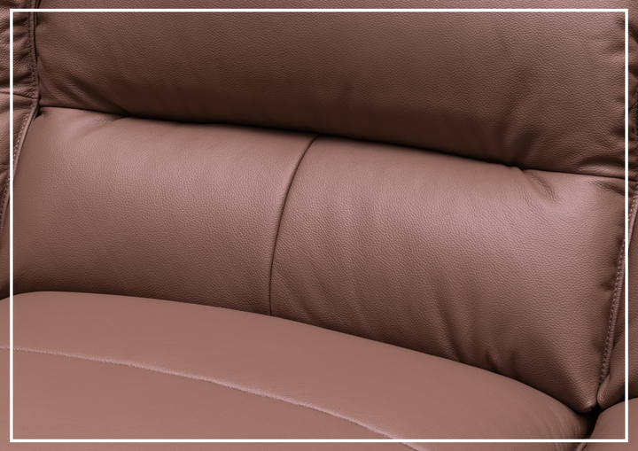 Vionetta Leather Sofa | Dark Brown | S-Spring Seats | Klaussner