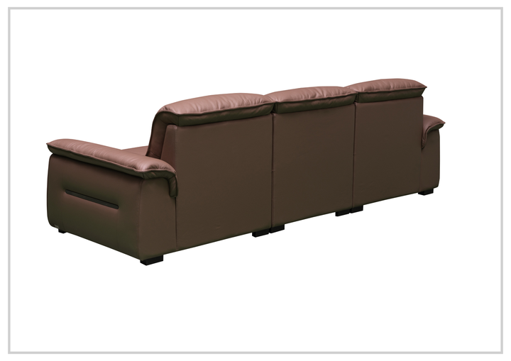 Vionetta Leather Sofa | Dark Brown | S-Spring Seats | Klaussner