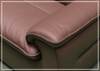 Vionetta Leather Sofa | Dark Brown | S-Spring Seats | Klaussner
