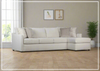 Klaussner Arden L-Shape 2 Piece Fabric  Sectional Sofa-Jennihome