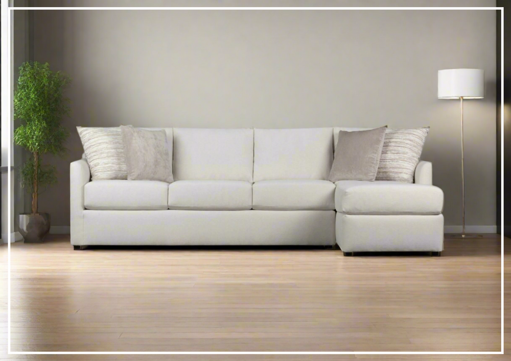 Klaussner Arden L-Shape 2 Piece Fabric  Sectional Sofa-Jennihome