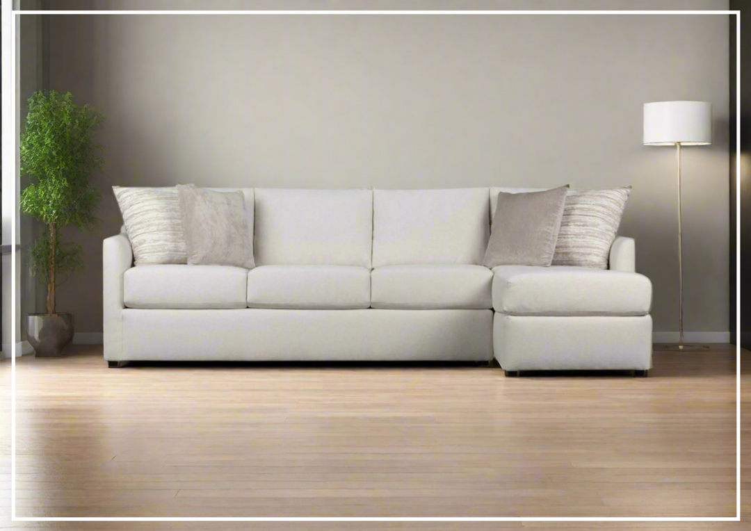 Klaussner Arden L-Shape 2 Piece Fabric  Sectional Sofa-Jennihome