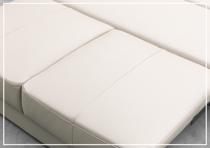 Klaussner Beltoni Sleeper Sofa in Leather and Fabric Option